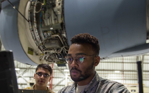 Night on the flight line