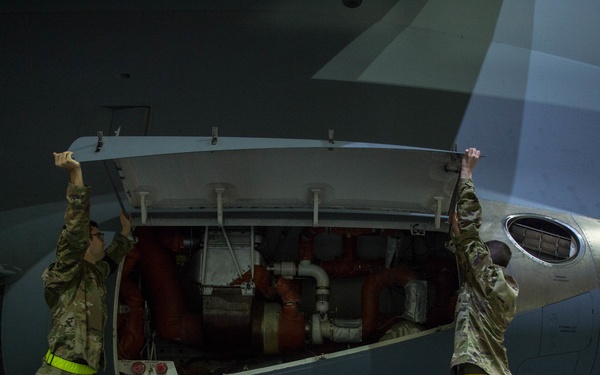 Night on the flight line