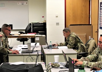 Soldiers participate in training for 89B Senior Leader Course at Fort McCoy