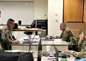 Soldiers participate in training for 89B Senior Leader Course at Fort McCoy