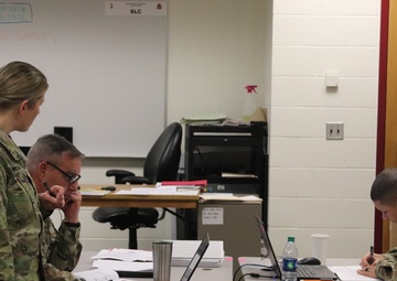 Soldiers participate in training for 89B Senior Leader Course at Fort McCoy