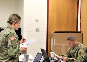 Soldiers participate in training for 89B Senior Leader Course at Fort McCoy