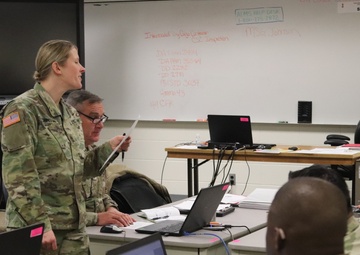 Soldiers participate in training for 89B Senior Leader Course at Fort McCoy