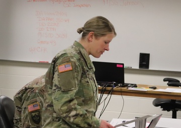 Soldiers participate in training for 89B Senior Leader Course at Fort McCoy