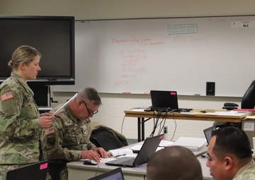 Soldiers participate in training for 89B Senior Leader Course at Fort McCoy