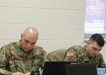 Soldiers participate in training for 89B Senior Leader Course at Fort McCoy