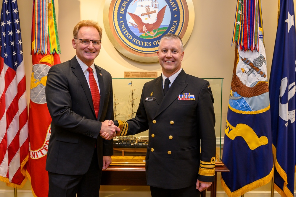 Acting SECNAV Meets With Commander of Royal Canadian Navy
