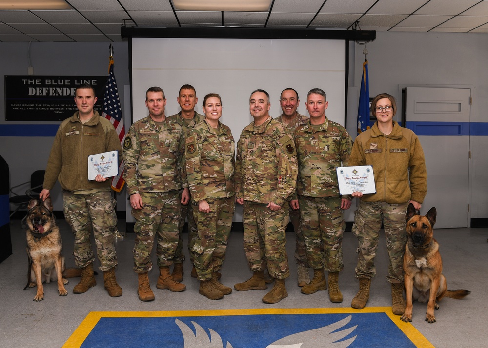 MWD's and their handlers recognized for excellence