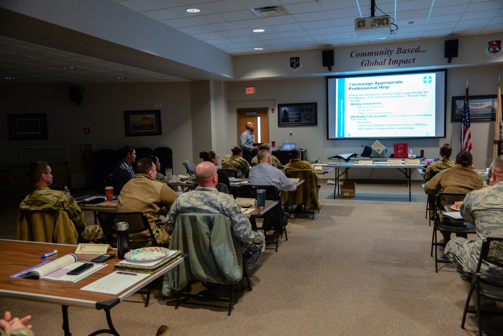 177th Fighter Wing Airmen receive Mental Health First Aid training