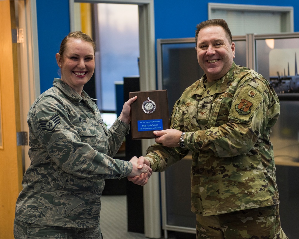 Dvids - Images - Recruiting Award Winner [image 1 Of 4]