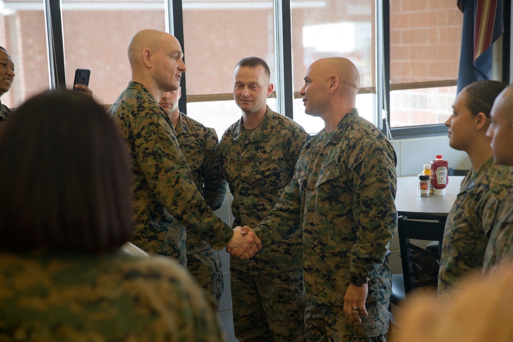 Sergeant Major of the Marine Corps visit