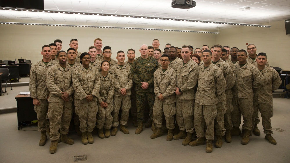 Sergeant Major of the Marine Corps visit