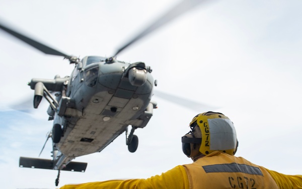 Vella Gulf Conducts Operations in the Atlantic