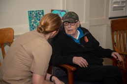 Navy Reservists Visit Hampton VA Medical Center