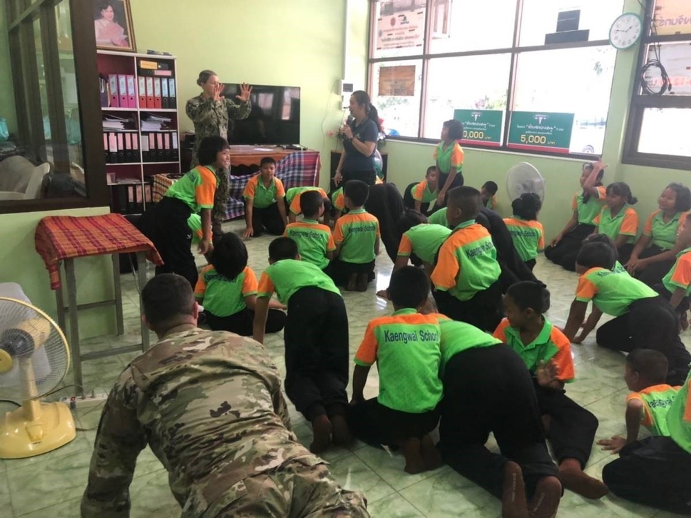 U.S., Thai and Partner-Nation Forces Conduct Engineering Civic Action Projects, Cooperative Health Engagements, Community Relations Before Exercise Cobra Gold 2020