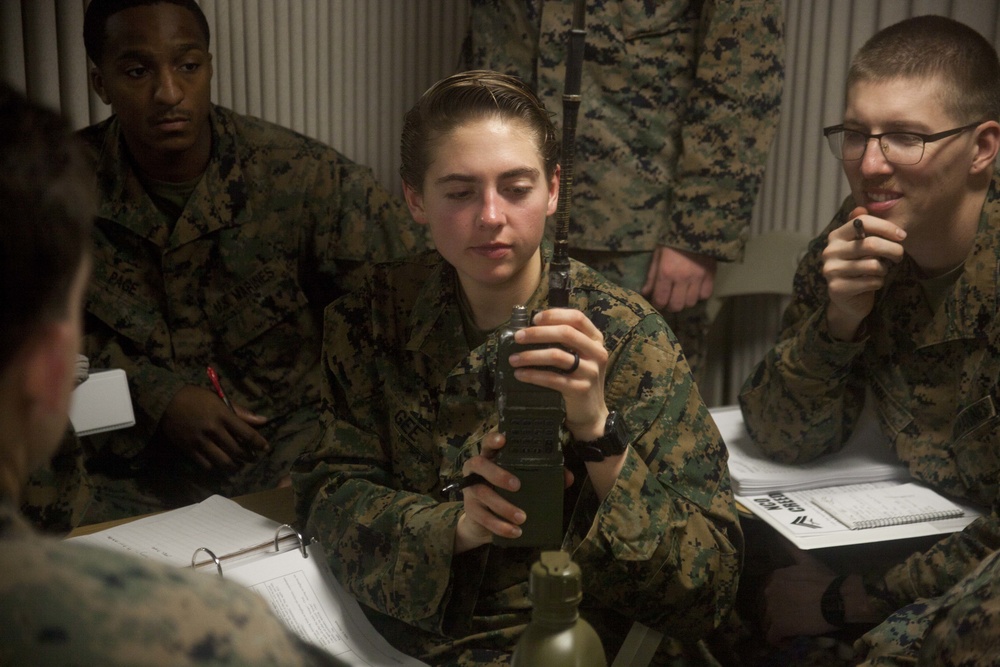 31st MEU Marines conduct Corporals Course professional military education aboard the USS America