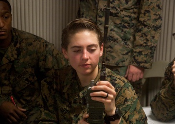 31st MEU Marines conduct Corporals Course professional military education aboard the USS America