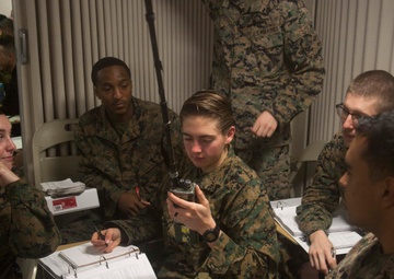 31st MEU Marines conduct Corporals Course professional military education aboard the USS America