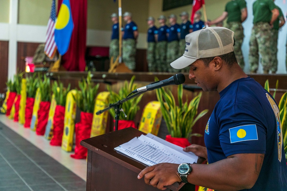 Civic Action Team Palau Holds Turnover of Authority