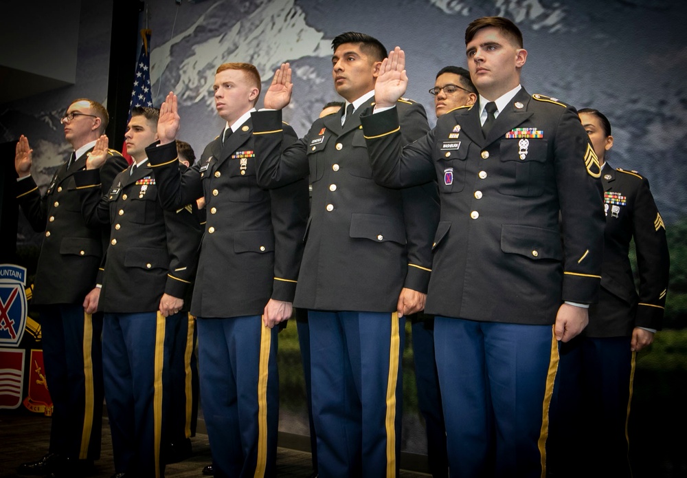 10th Mountain Division Artillery host a NCO Induction Ceremony.