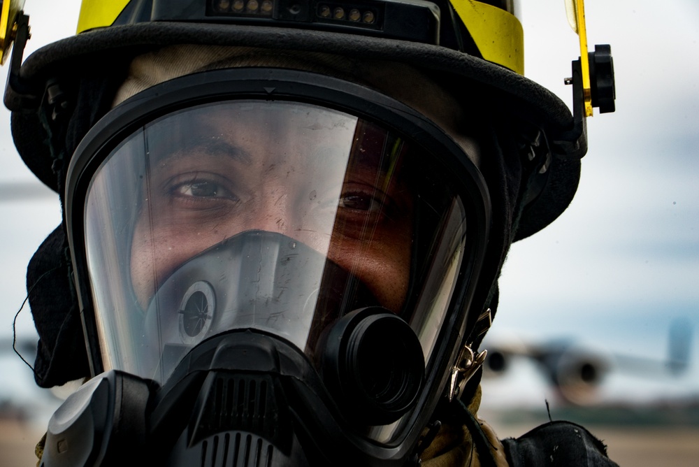Joint Base Charleston firefighter portrait