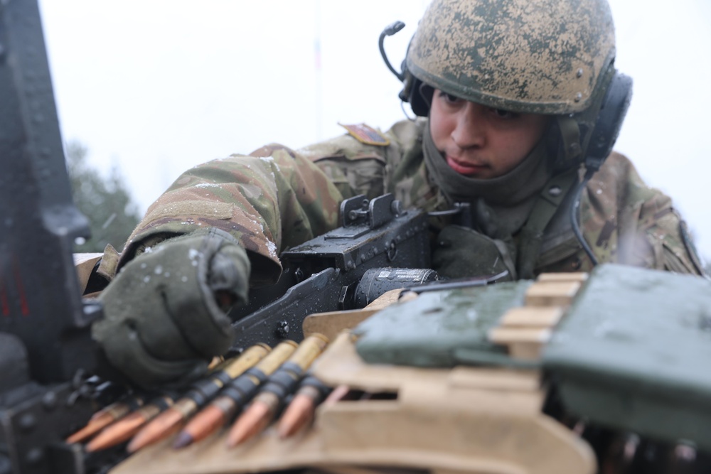 1-9 CAV Soldiers and European Allies Join Forces at CALFEX