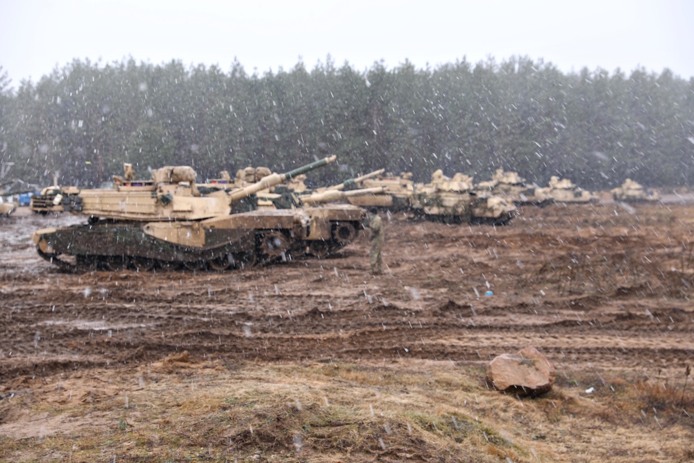 1st Battalion, 9th Cavalry Regiment Combined Arms Live Fire Exercise, Day Two