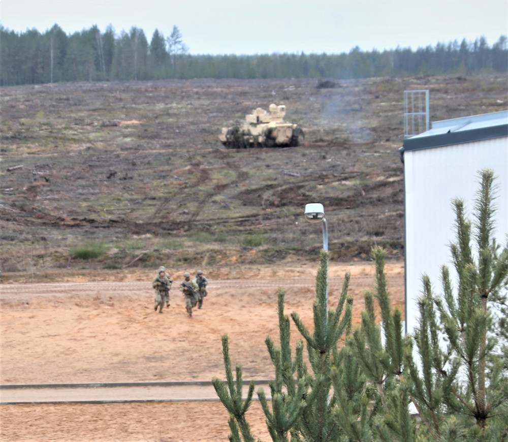 1st Battalion, 9th Cavalry Regiment Combined Arms Live Fire Exercise, Day Two