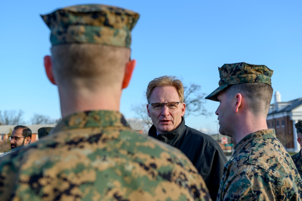 Acting SECNAV Tours Marine Corps OCS