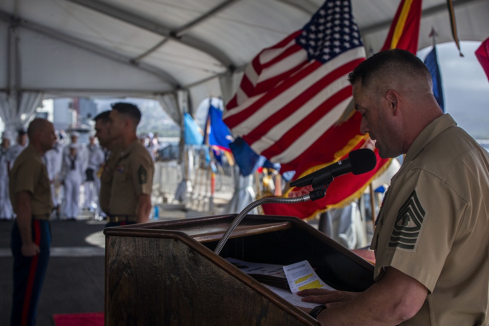 Lt. Col. William Smith retirement ceremony