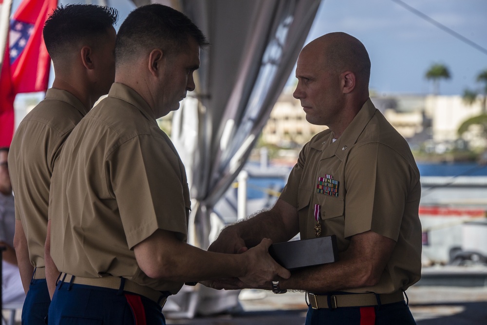 Lt. Col. William Smith retirement ceremony