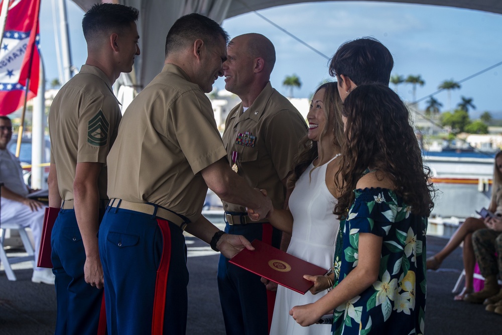 Lt. Col. William Smith retirement ceremony