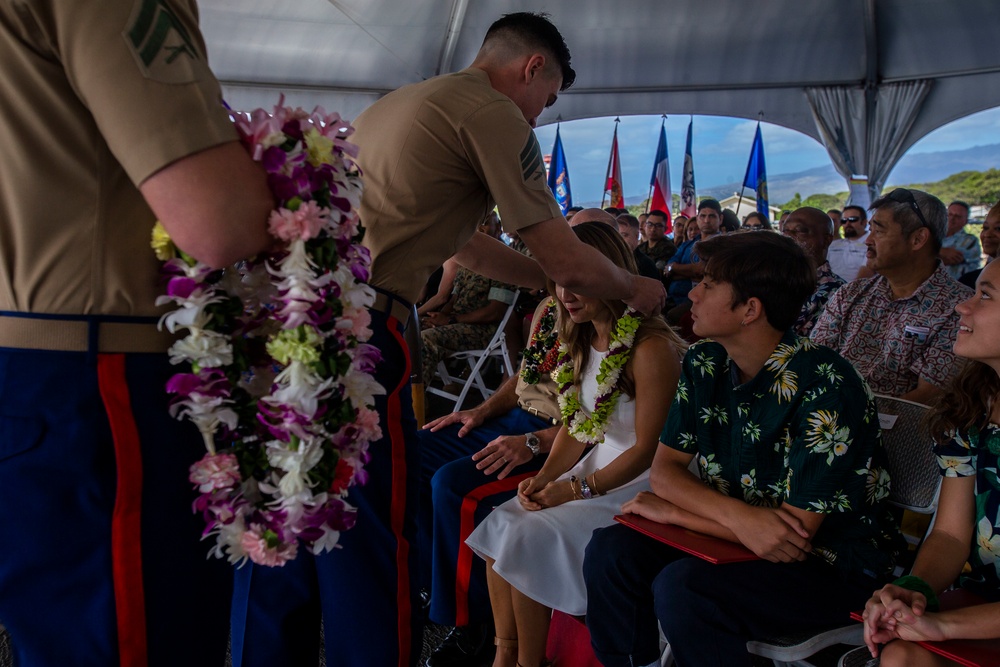 Lt. Col. William Smith retirement ceremony