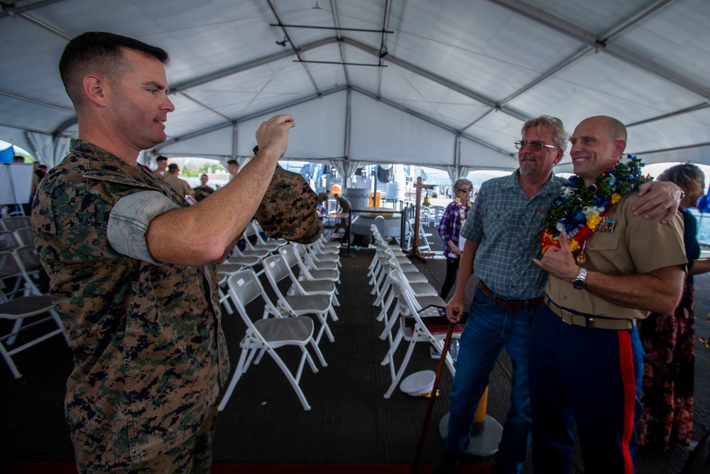 Lt. Col. William Smith retirement ceremony