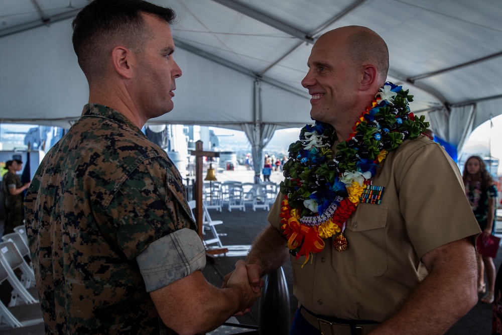 Lt. Col. William Smith retirement ceremony