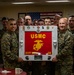 31st MEU Staff NCOs present a parting gift to MEU CO
