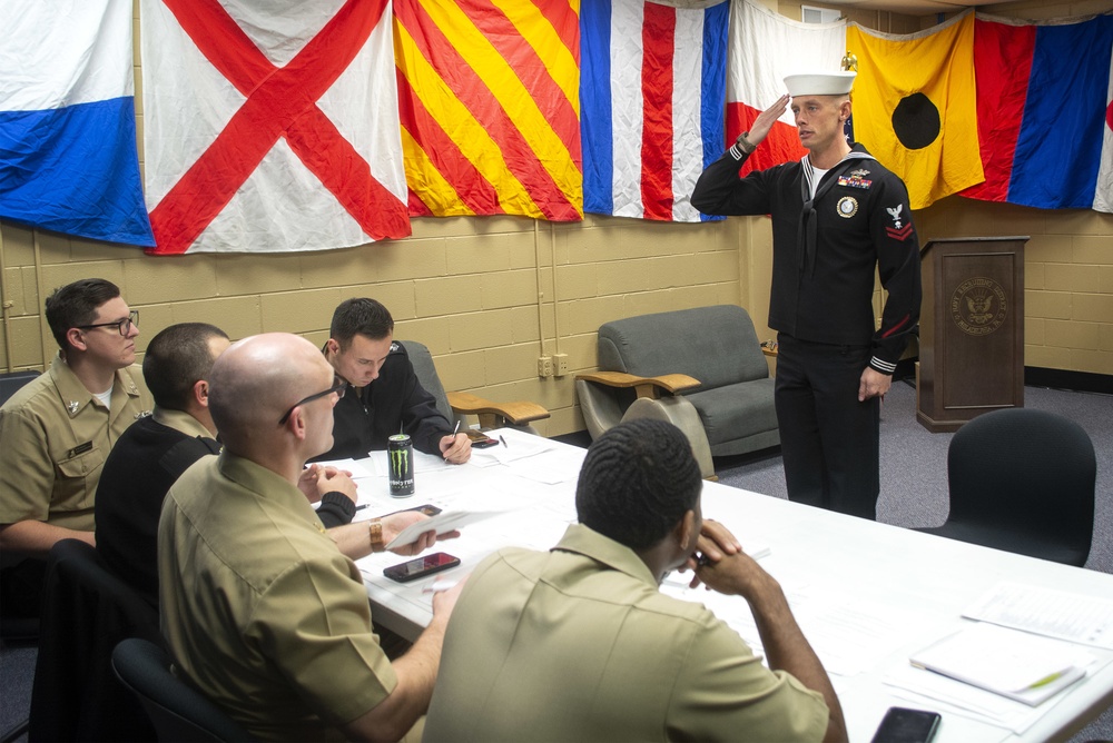 NTAG Philadelphia holds Sailor of the Quarter boards