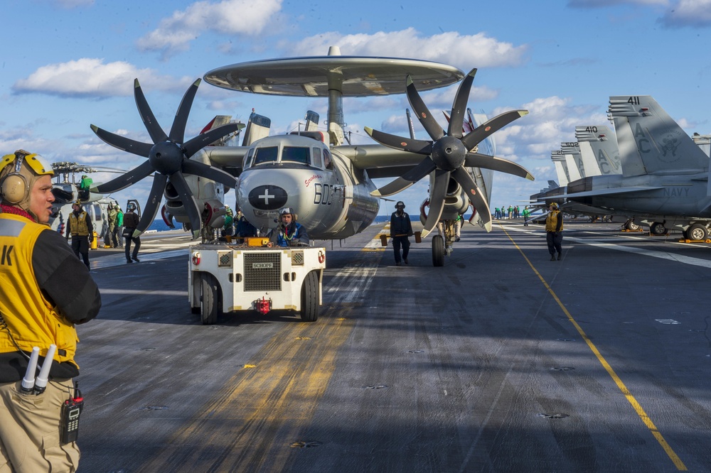 Ike Conducts Operations in the Atlantic