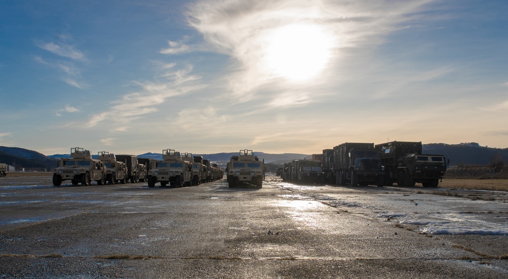 MCPP-N Convoy from Vӕrnes to Orkanger Port