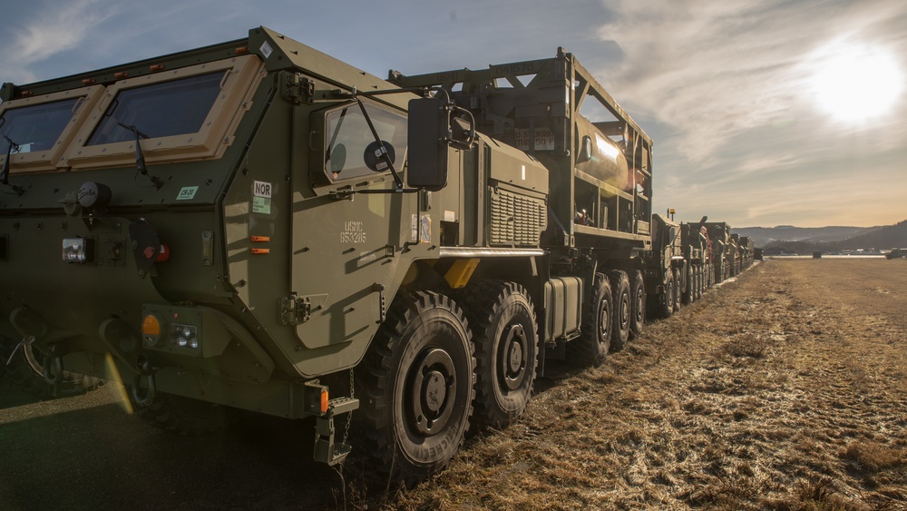 MCPP-N Convoy from Vӕrnes to Orkanger Port