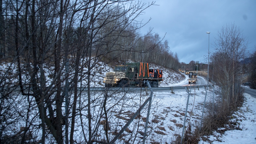 MCPP-N Convoy from Vӕrnes to Orkanger Port