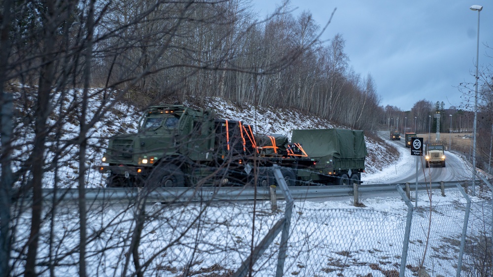 MCPP-N Convoy from Vӕrnes to Orkanger Port