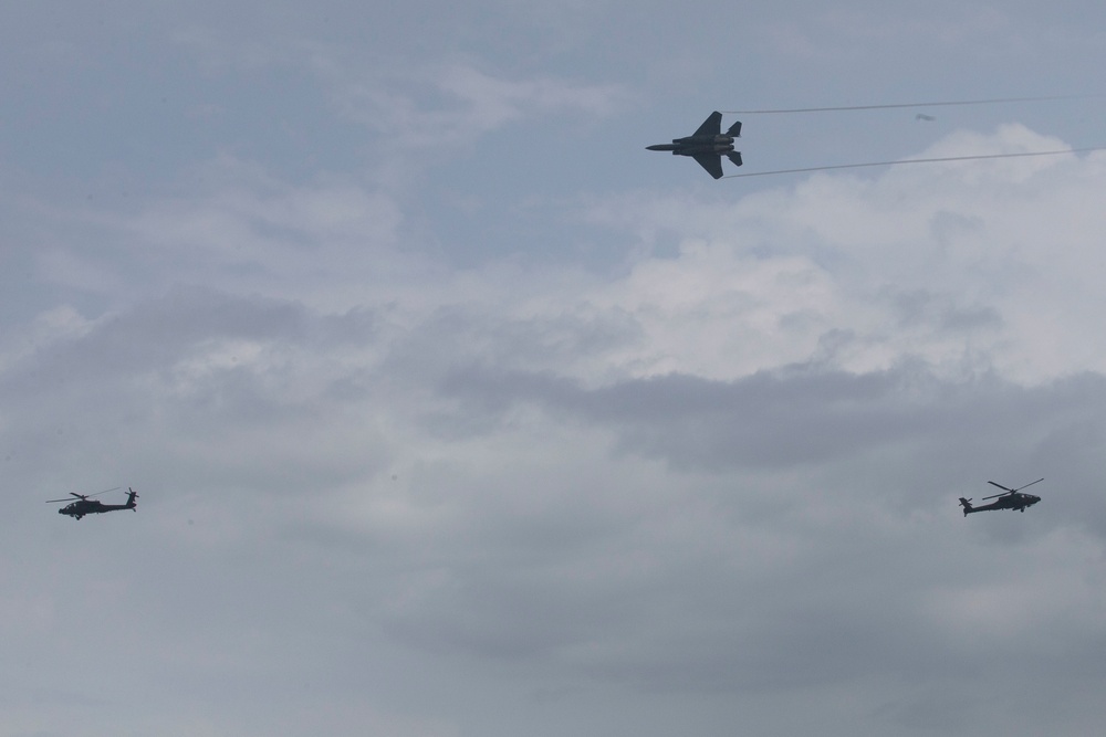 Aerial Display During Singapore Airshow 2020