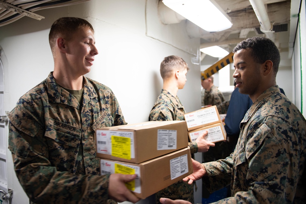 USS Green Bay underway replenishment