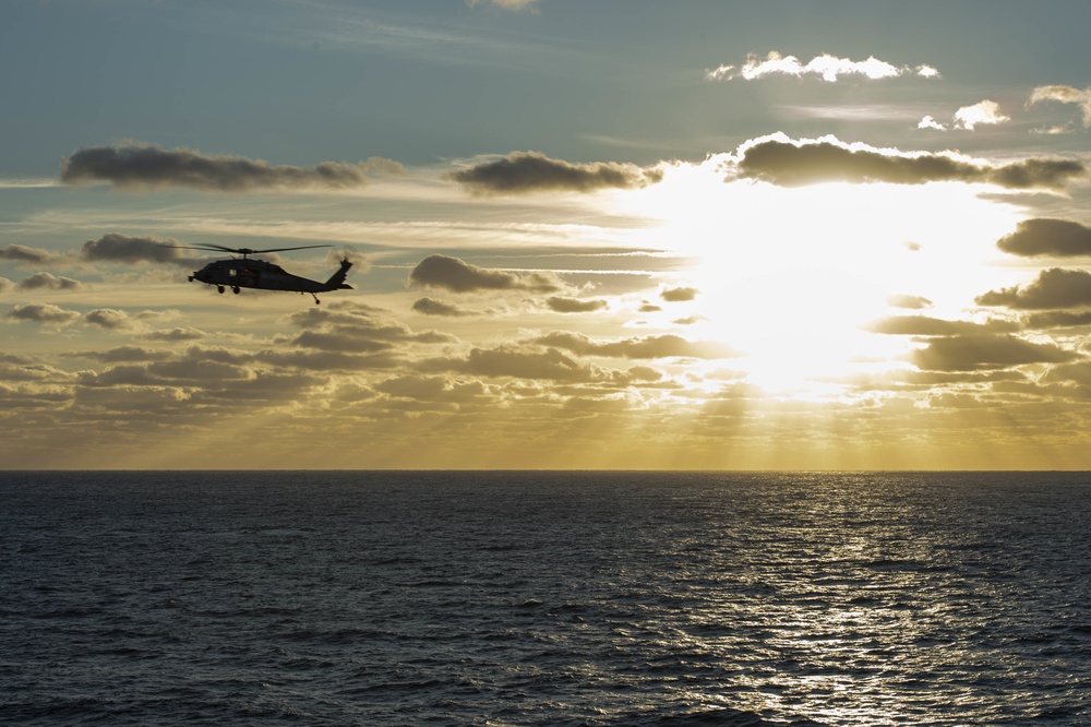 Ike Conducts Operations in the Atlantic