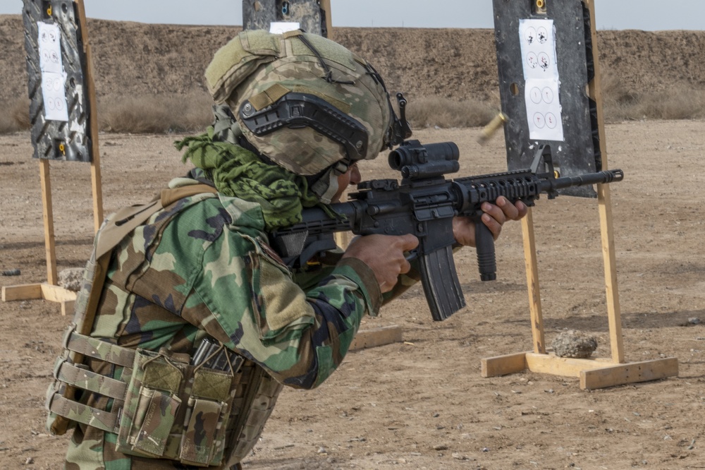 Qwat al-Khasah practices advanced marksmanship