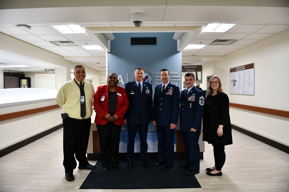 122nd FW Command Visits VA Hospital