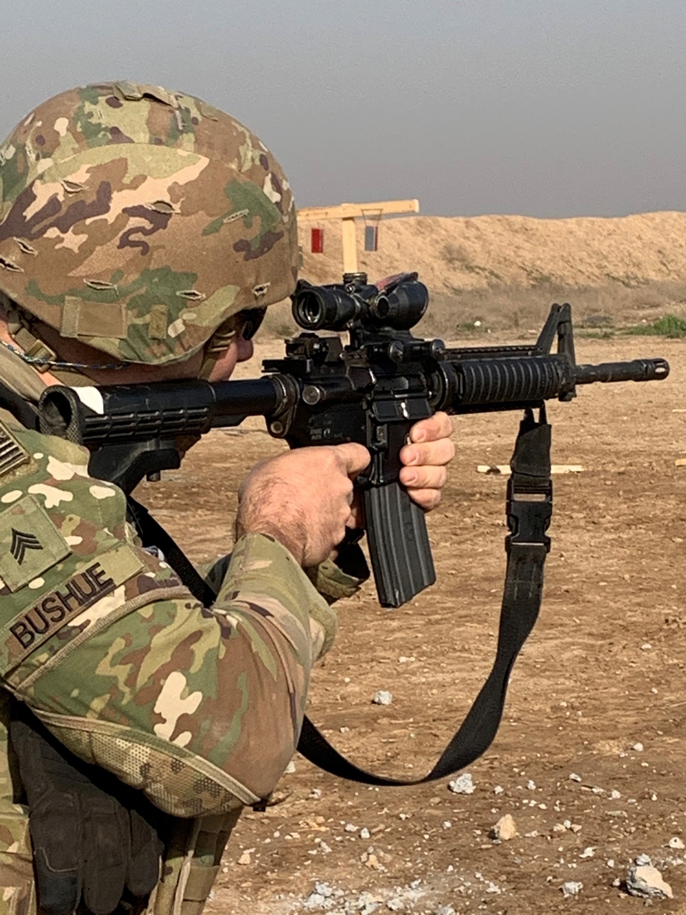 Deployed Illinois Soldiers conduct Range Operations