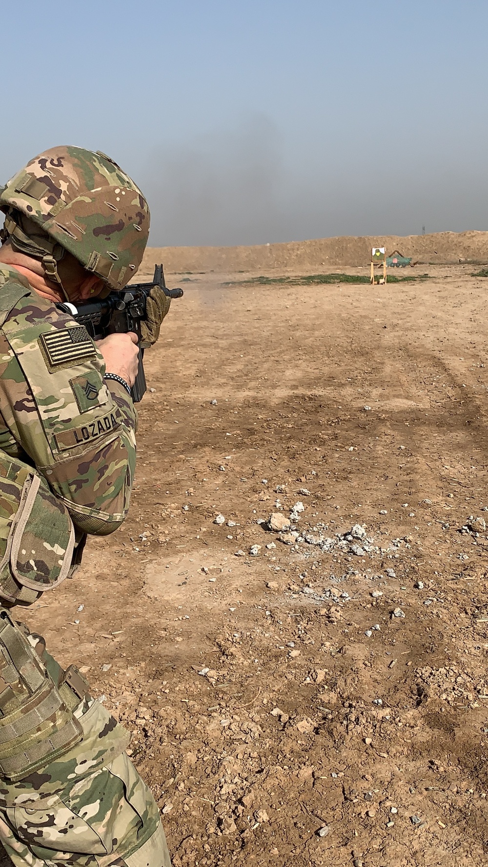 Deployed Illinois Soldiers conduct Range Operations