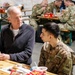 Moran eats with Soldier